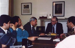 Sir Cyril Townsend receiving a Jordanian Delegation March 1993