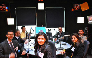 BAX delegation from Iraq take part in a debate on BBC radio April 2010