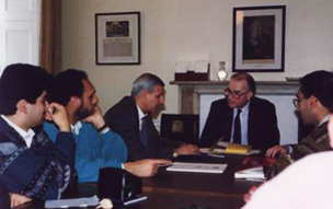 Sir Cyril Townsend receiving a Jordanian Delegation March 1993